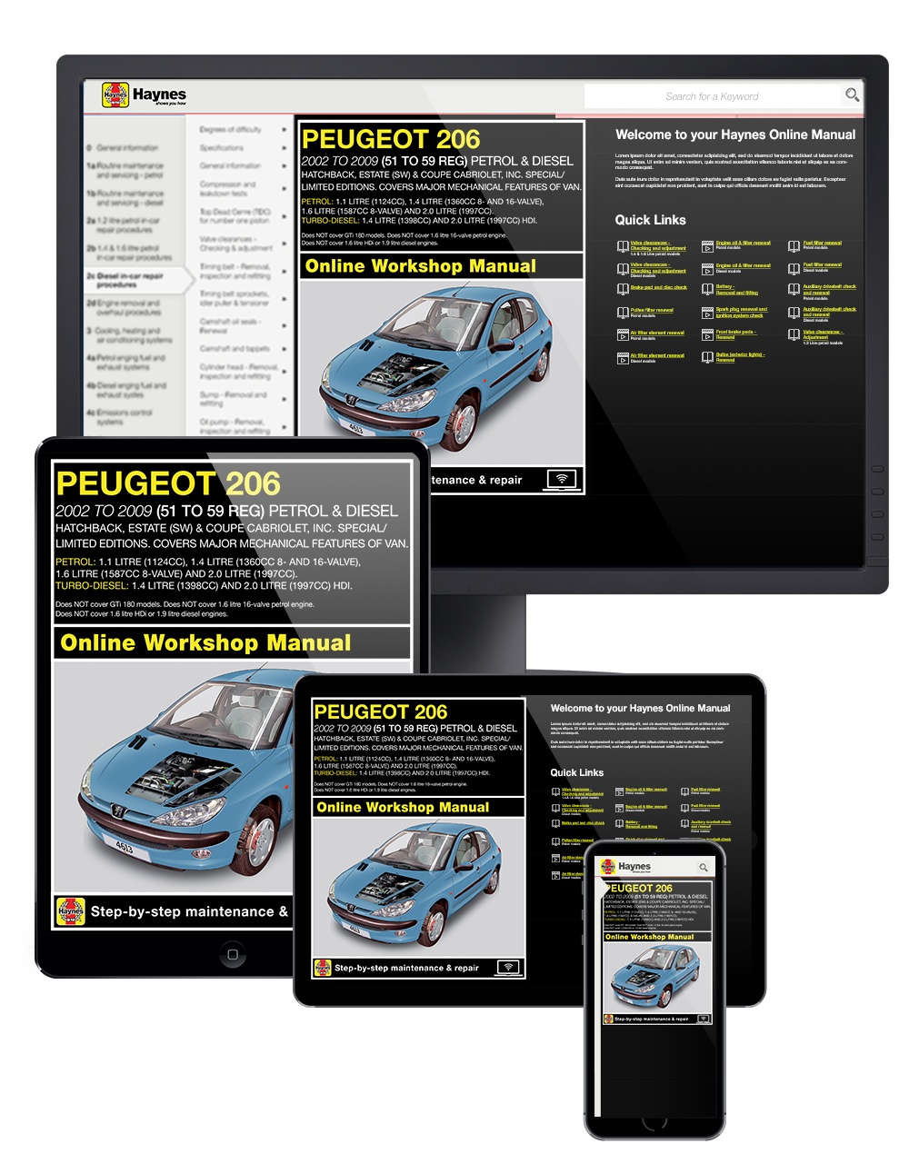 Peugeot 206 Manual Online